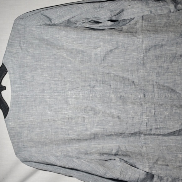 Eileen Fisher 100% Organic Linen open front women's wrap US size large - Picture 4 of 6